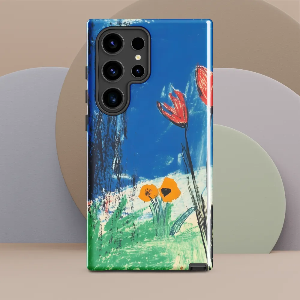 Joyful Blossoms in Blue