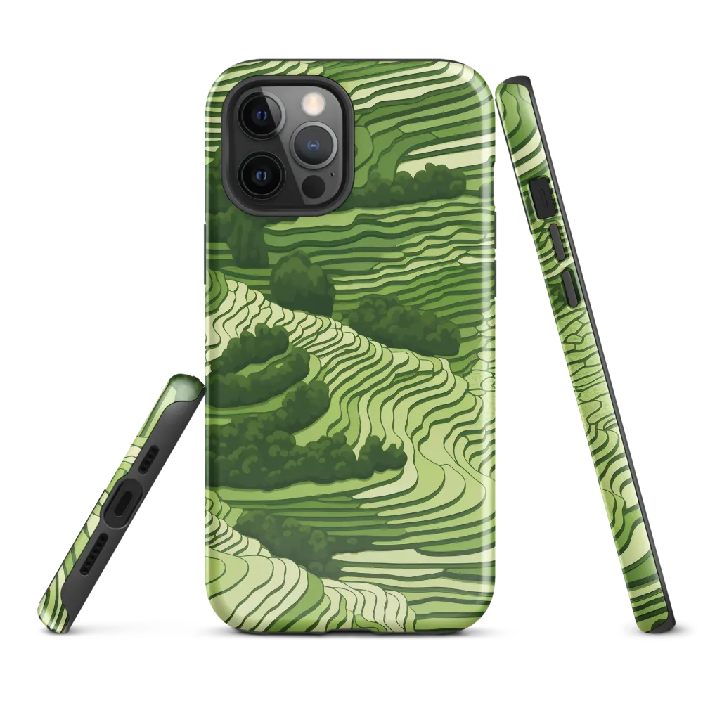 Waves of Green: An Abstract Landscape