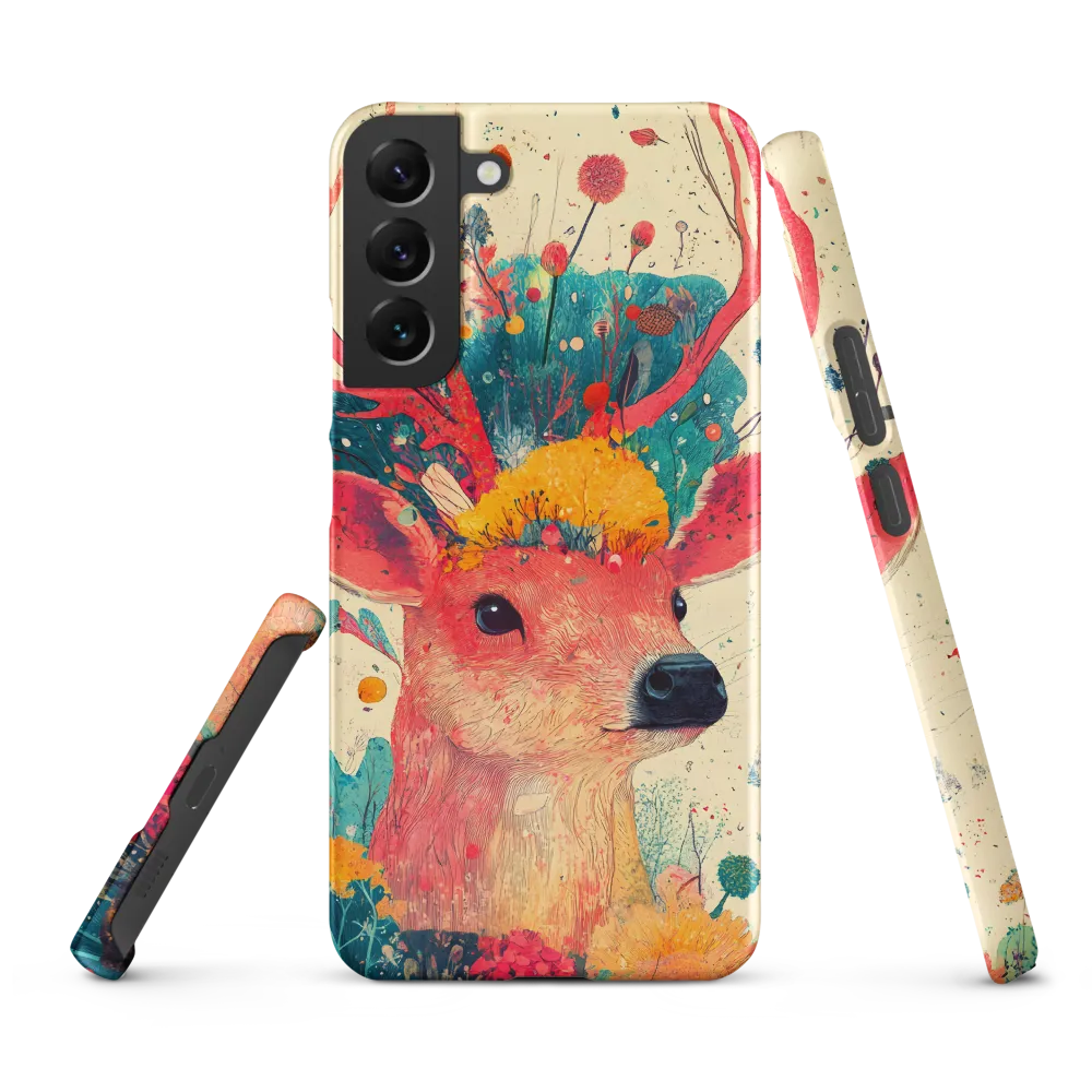 Whimsical Harmony: A Deer in Bloom
