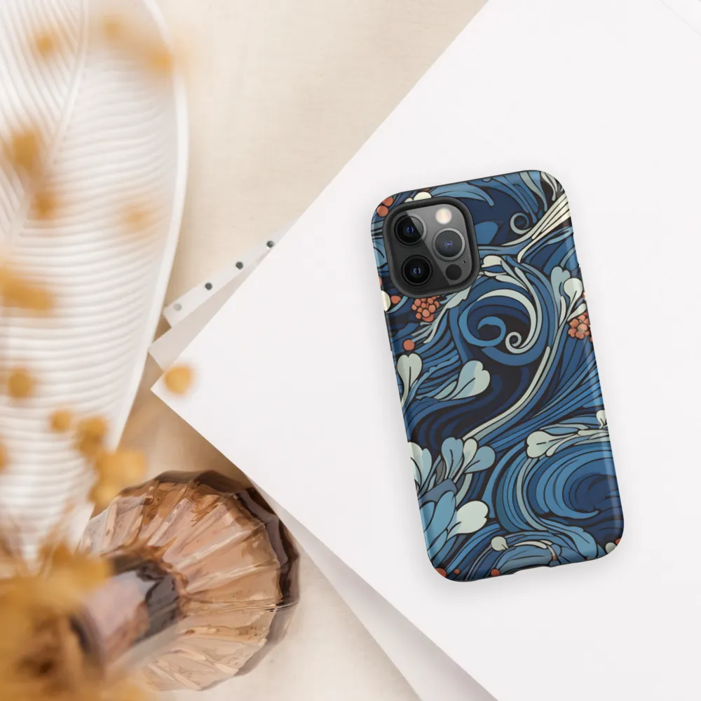 Nature's Elegance: An Oceanic Tapestry | Phone Case |  12 Pro Max | Tough Case | Matte
