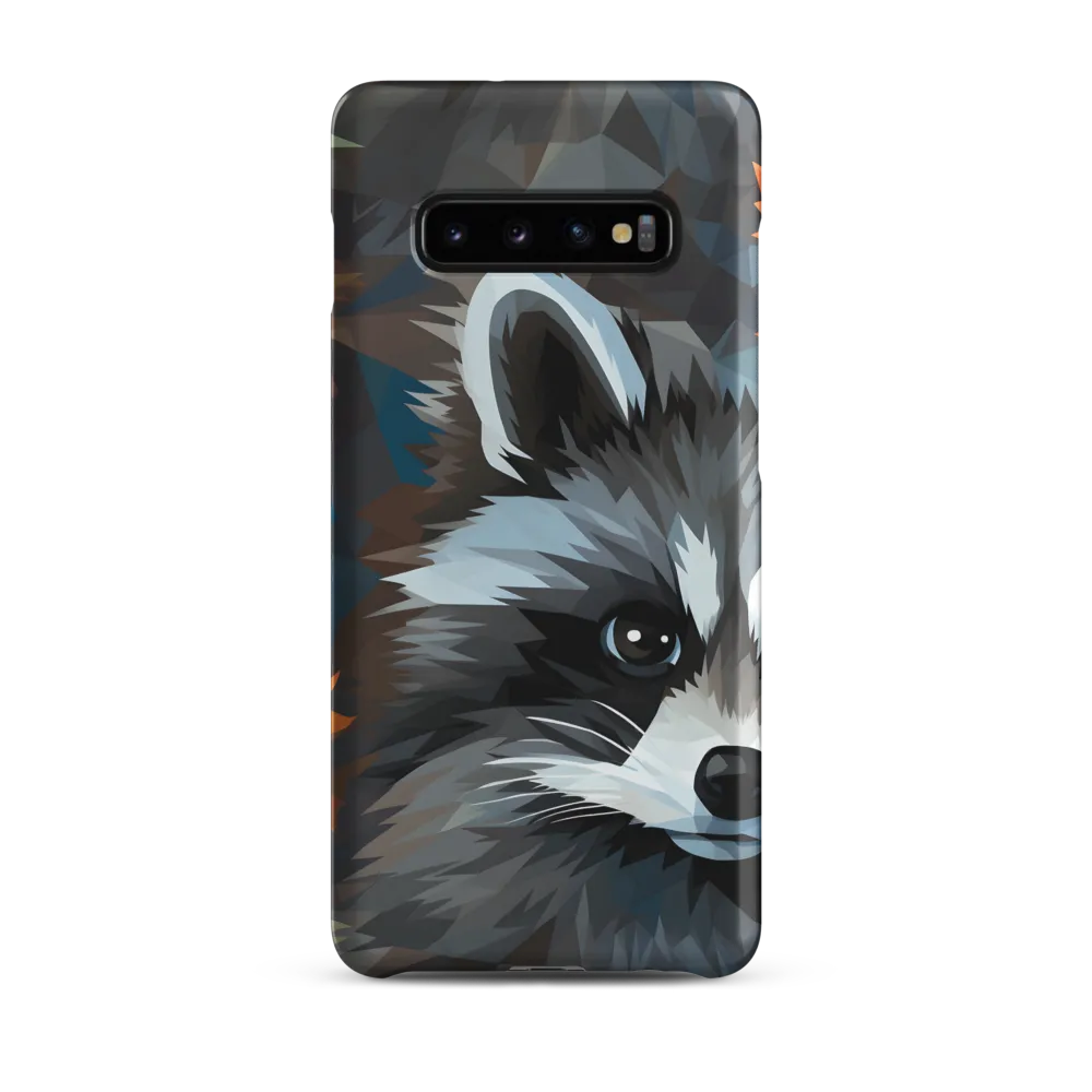 Whispers of Autumn: The Raccoon's Gaze