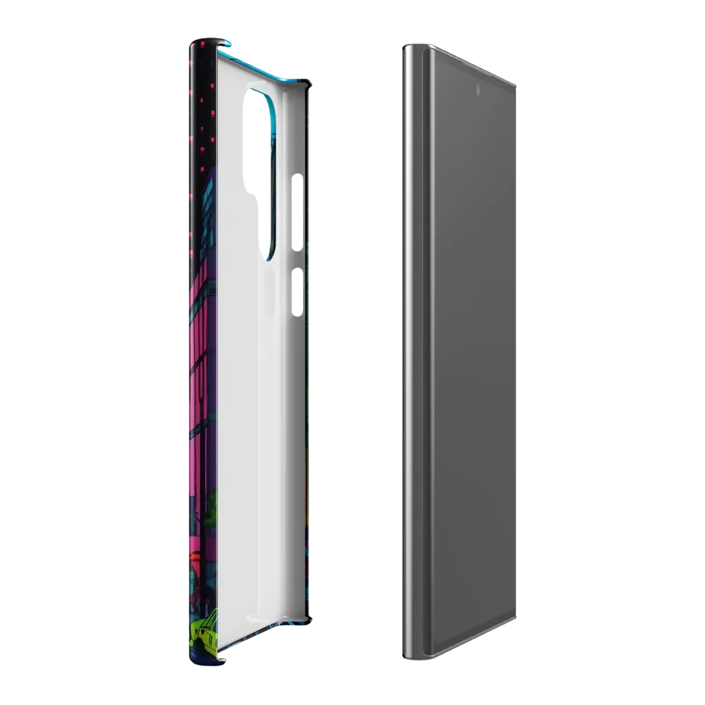 Neon Dreams of the City | Phone Case |  S22 Ultra | Snap Case | Glossy