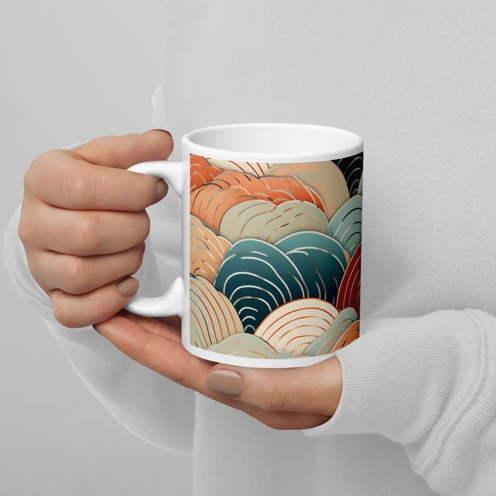 Rhythms of Waves | Mug with White inside | 11 oz