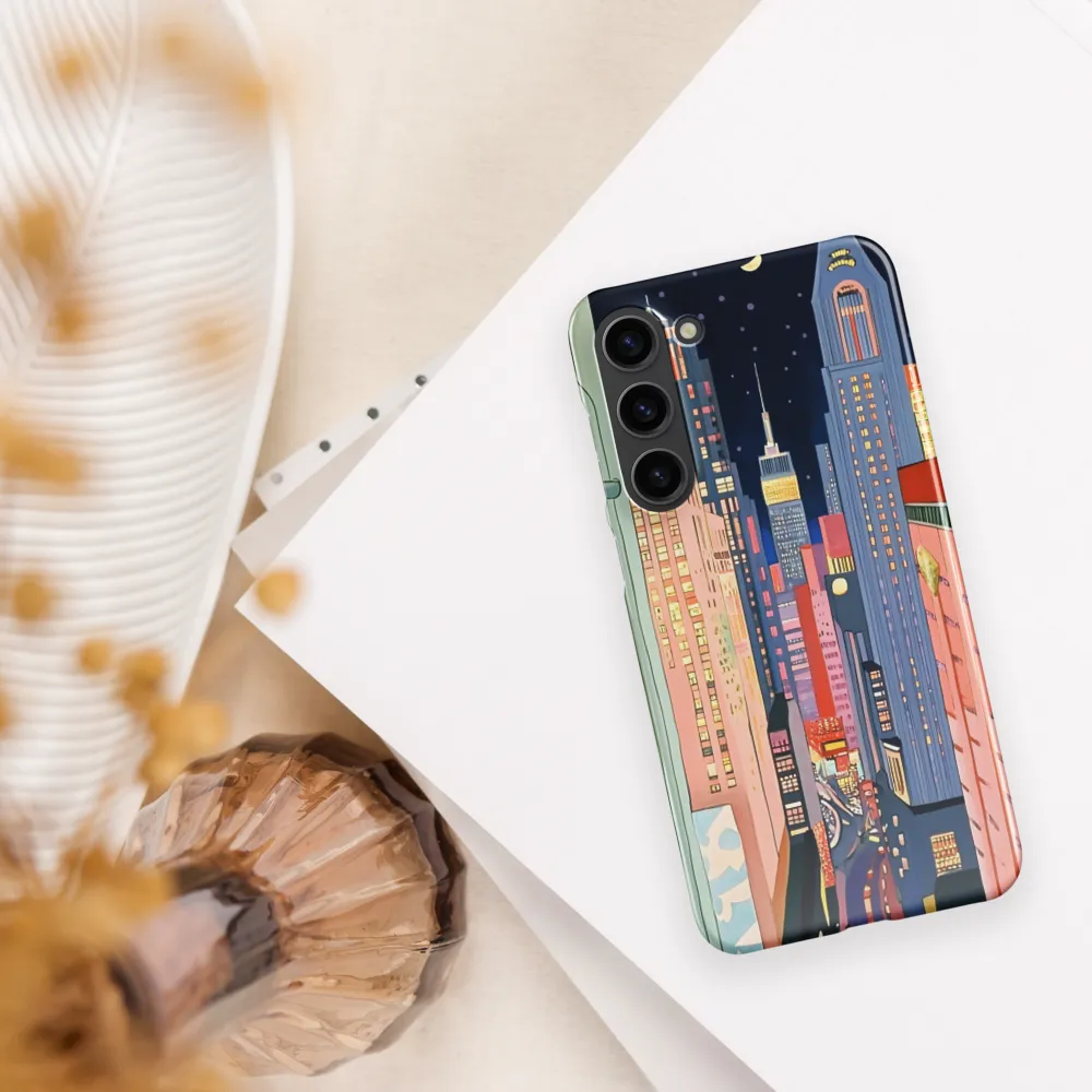 Urban Dreamscape: A Pop Art Night | Phone Case |  S23 Plus | Snap Case | Glossy