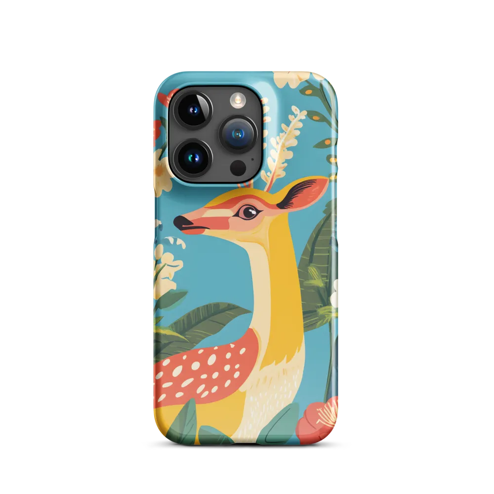 Serene Majesty: A Vibrant Deer Amidst Flora