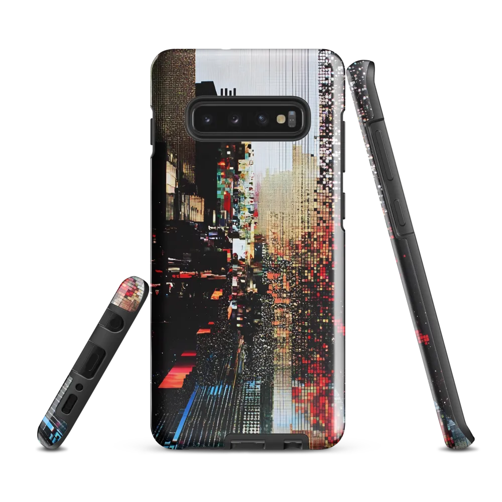 Fragmented Urban Symphony | Phone Case |  S10 Plus | Tough Case | Glossy