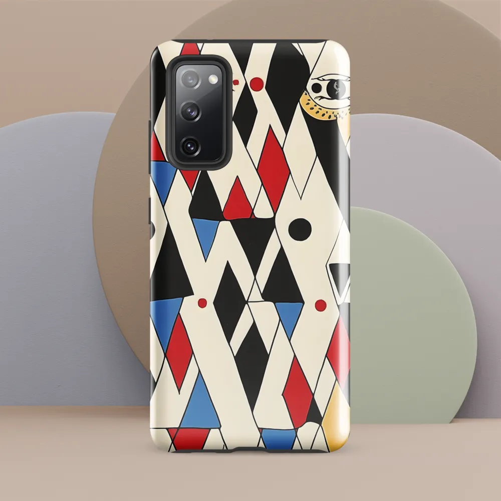 Dynamic Geometric Symphony | Phone Case |  S20 FE | Tough Case | Glossy