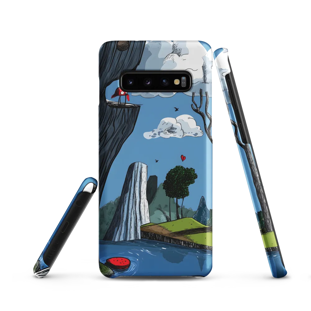 Whimsical Cliffside Reflections
