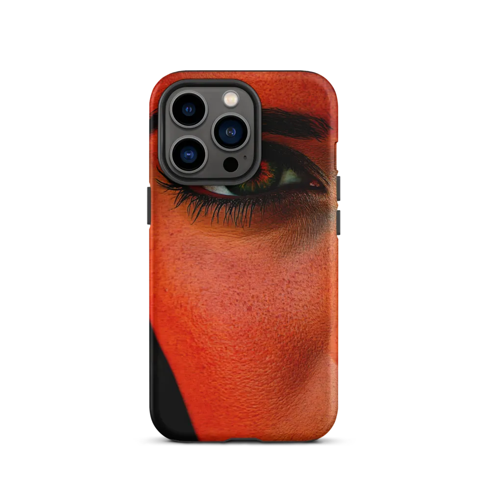 Ember Gaze — Close Study of an Iris
