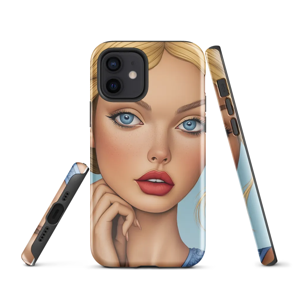 Serenity in Blue | Phone Case |  12 | Tough Case | Glossy