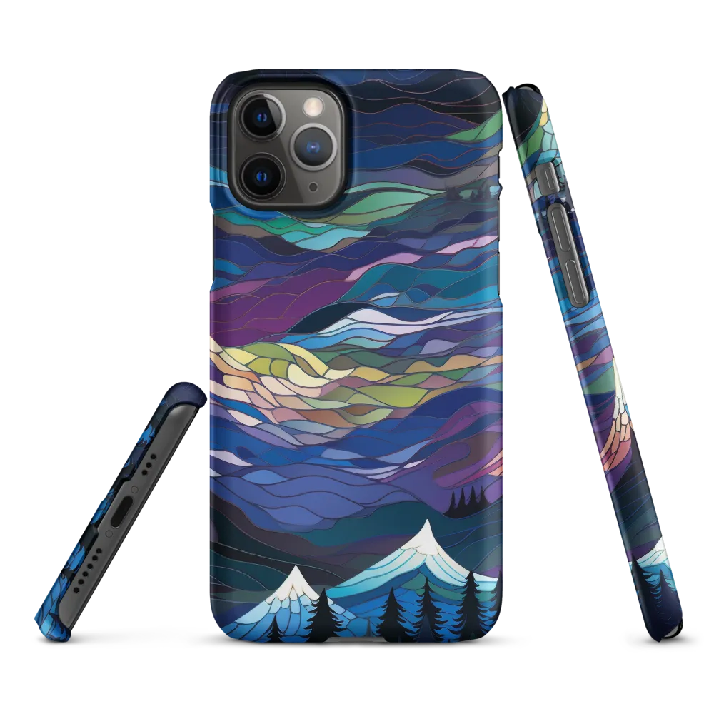 Twilight Peaks: An Abstract Mountain Landscape