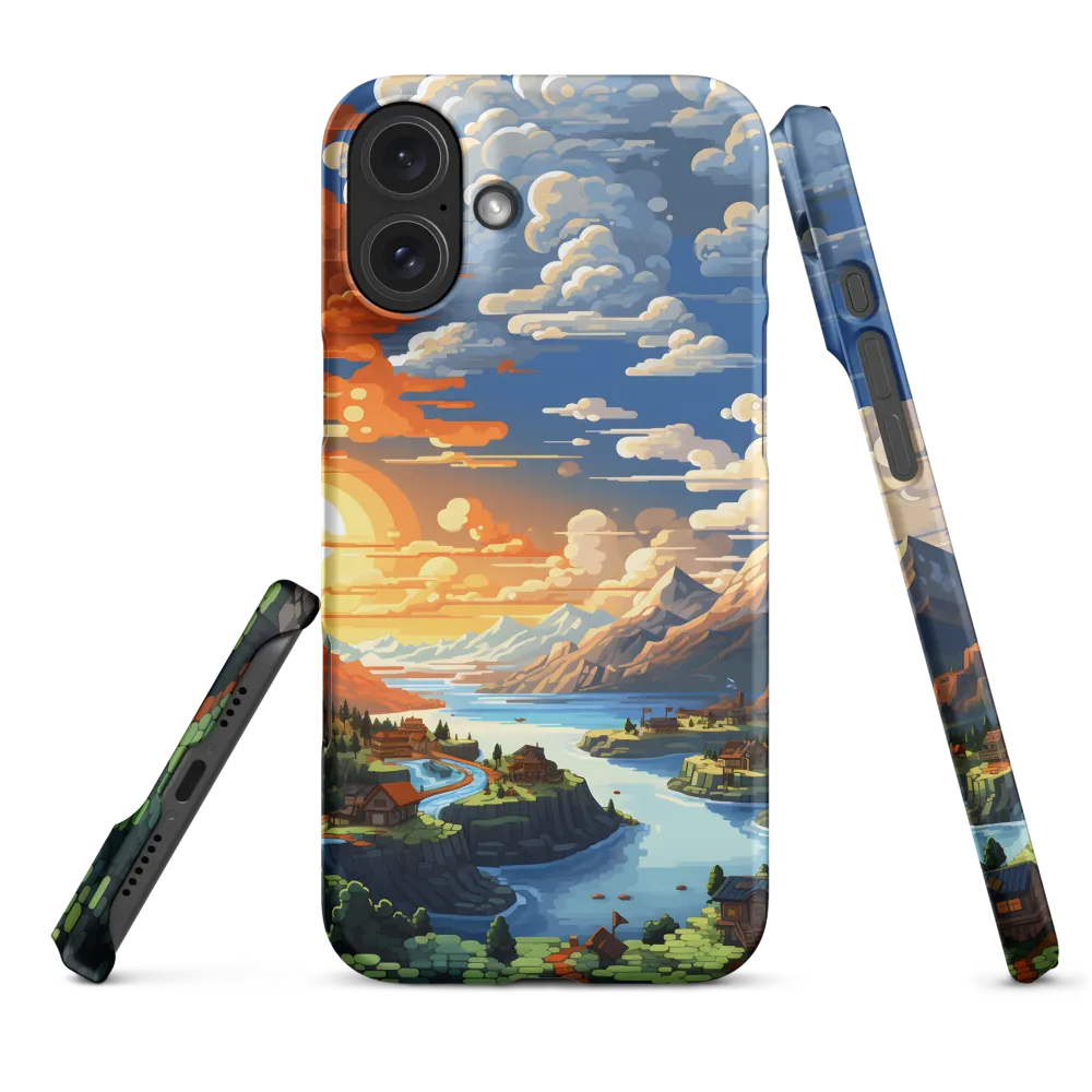 Tranquil Sunset Over Serene Landscape