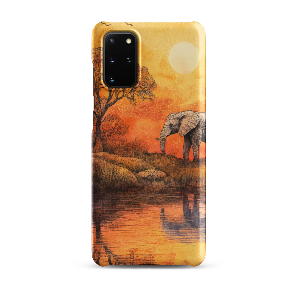 Elephant's Serenity at Dusk