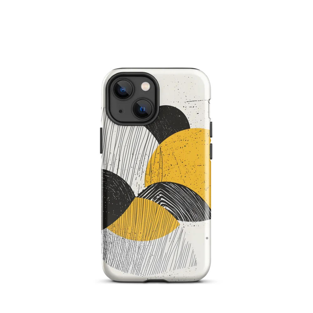 Dynamic Harmony in Black and Yellow