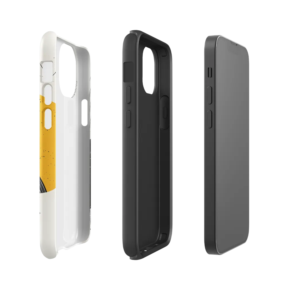 Dynamic Harmony in Black and Yellow