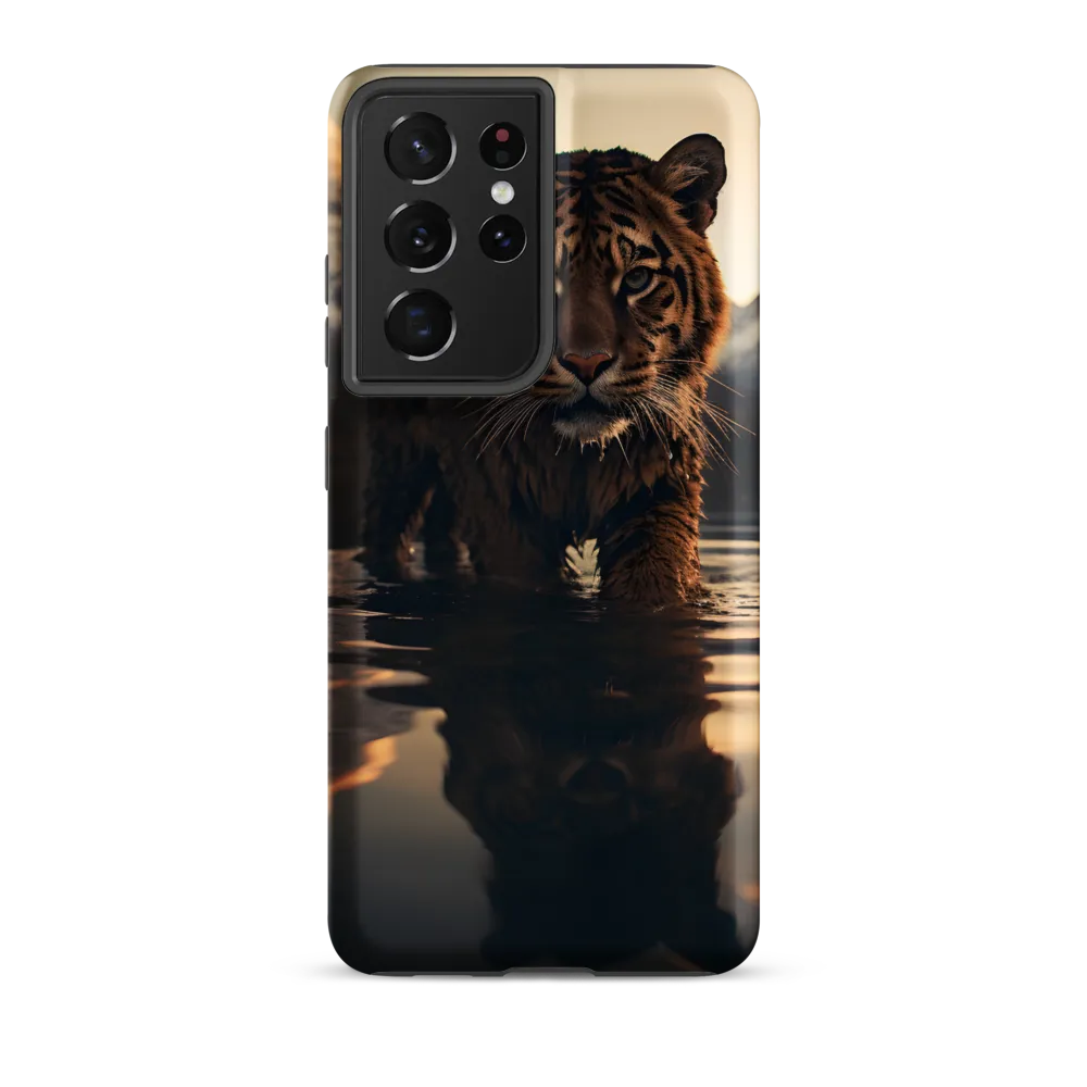 Majestic Reflection: The Tiger's Domain