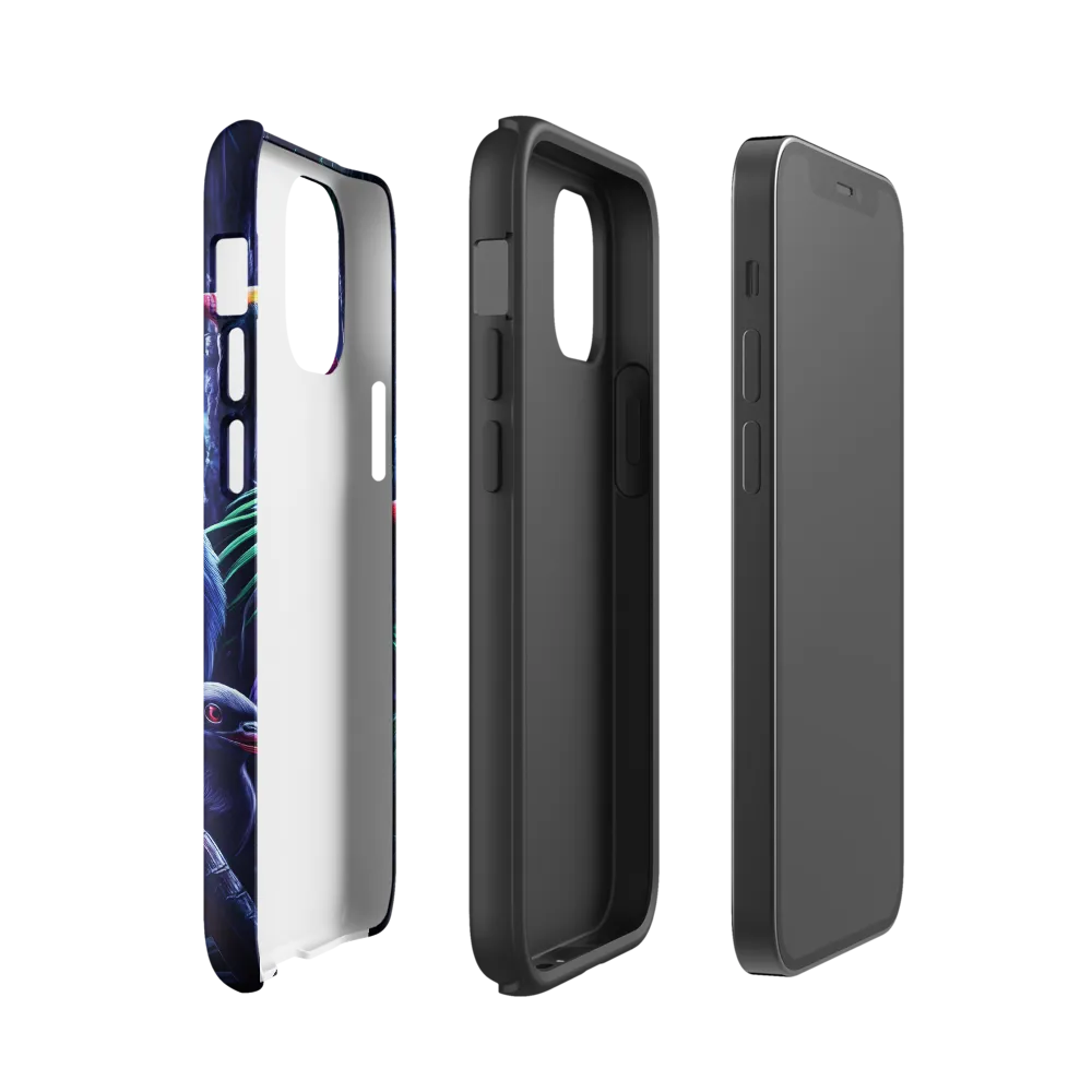 Enigmatic Jungle Symphony | Phone Case |  12 mini | Tough Case | Glossy