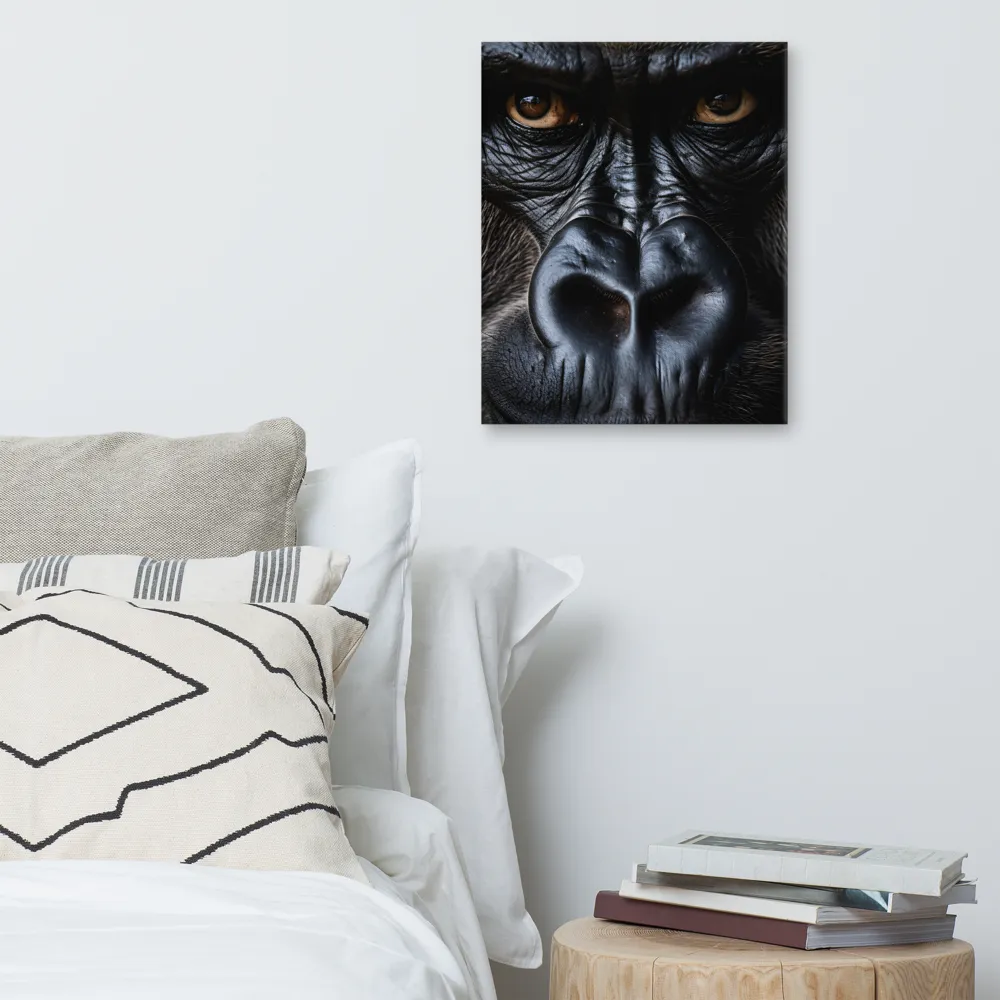Gaze of the Wild: A Gorilla's Portrait