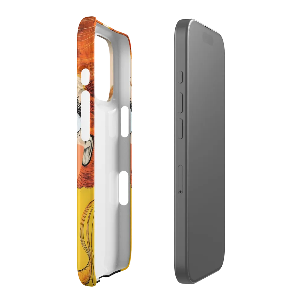 Whimsical Portrait of a Girl | Phone Case |  16 Pro | Snap Case | Matte