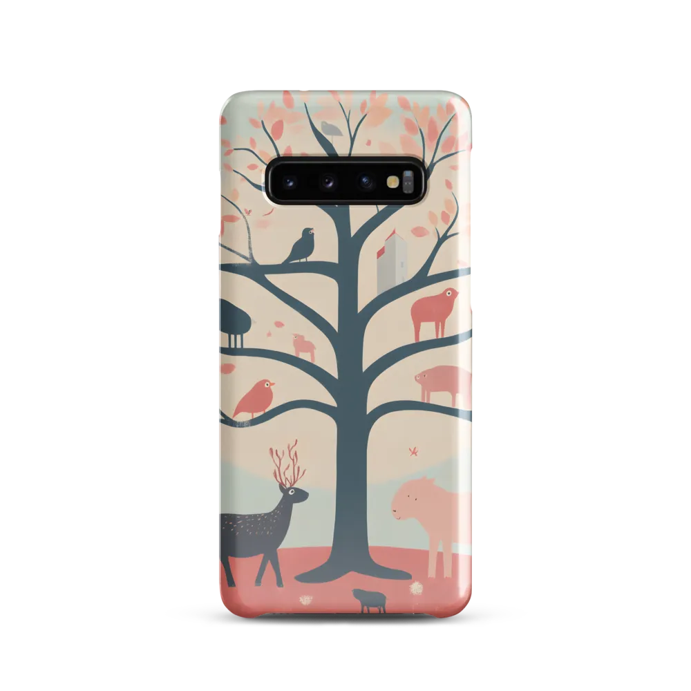 Whimsical Tree with Playful Creatures