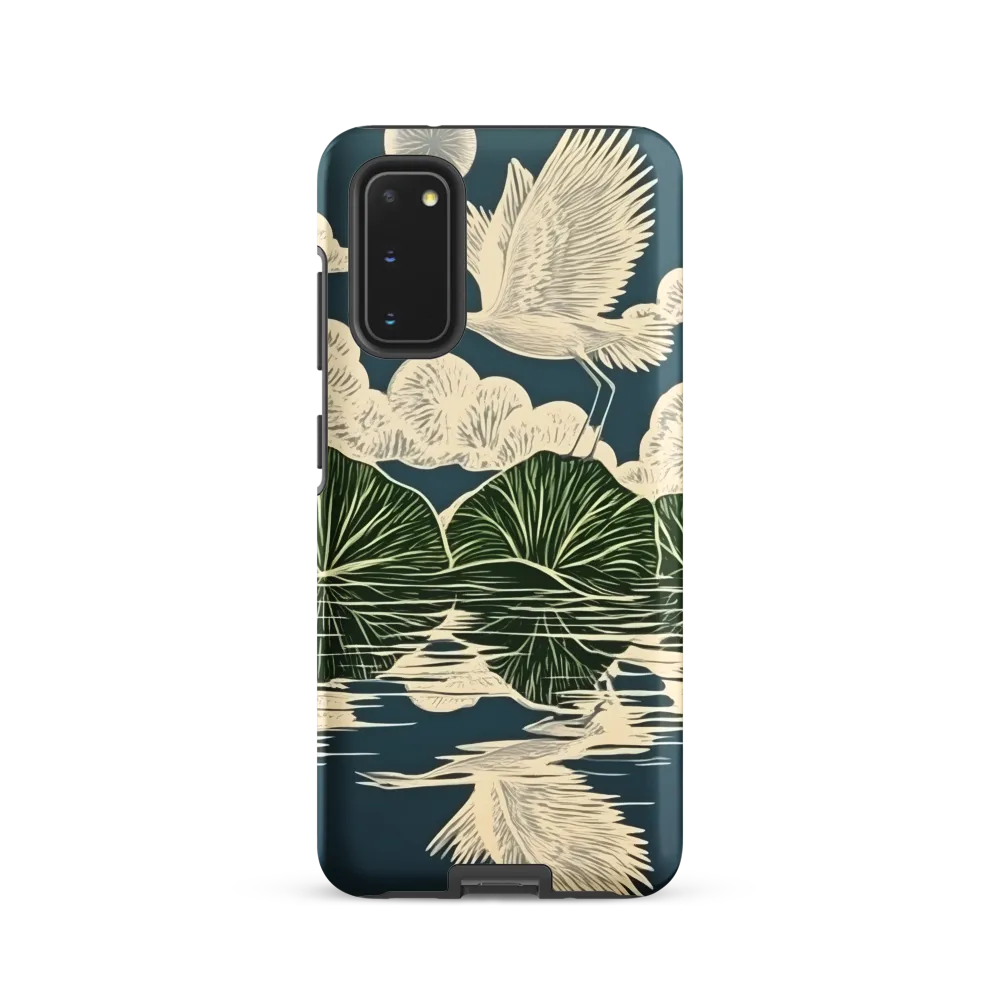 Ethereal Flight Over Water Lilies