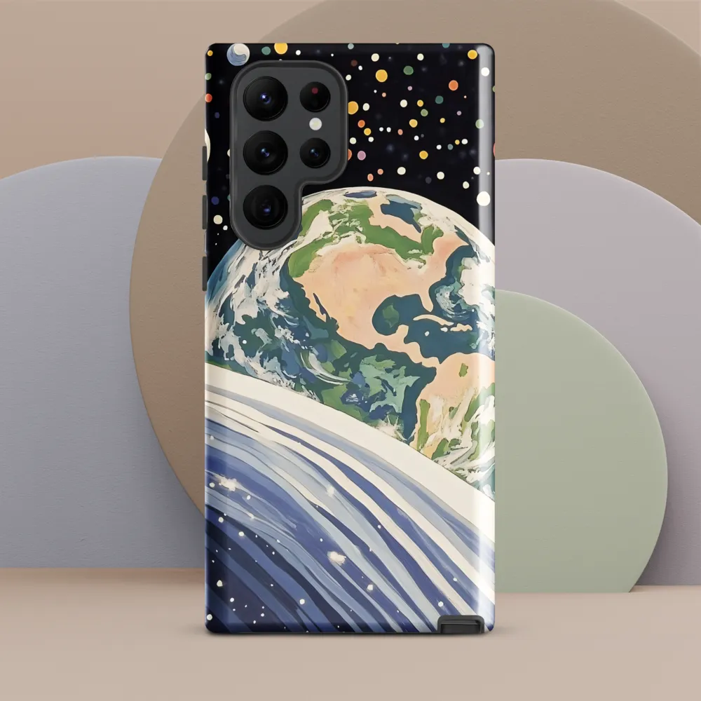 Celestial View: A Surreal Journey Through Space