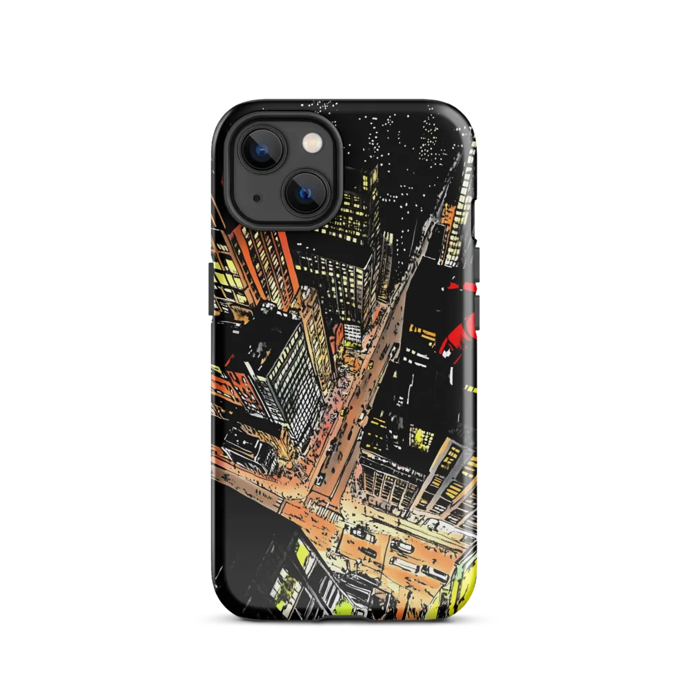 Urban Nightscape: A Bird's-eye View