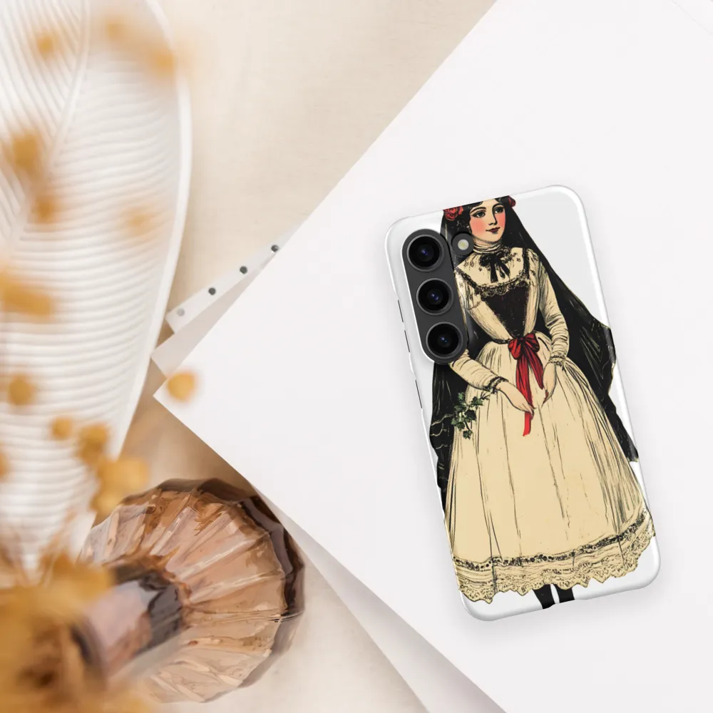 Elegance in Tradition: A Folk Portrait