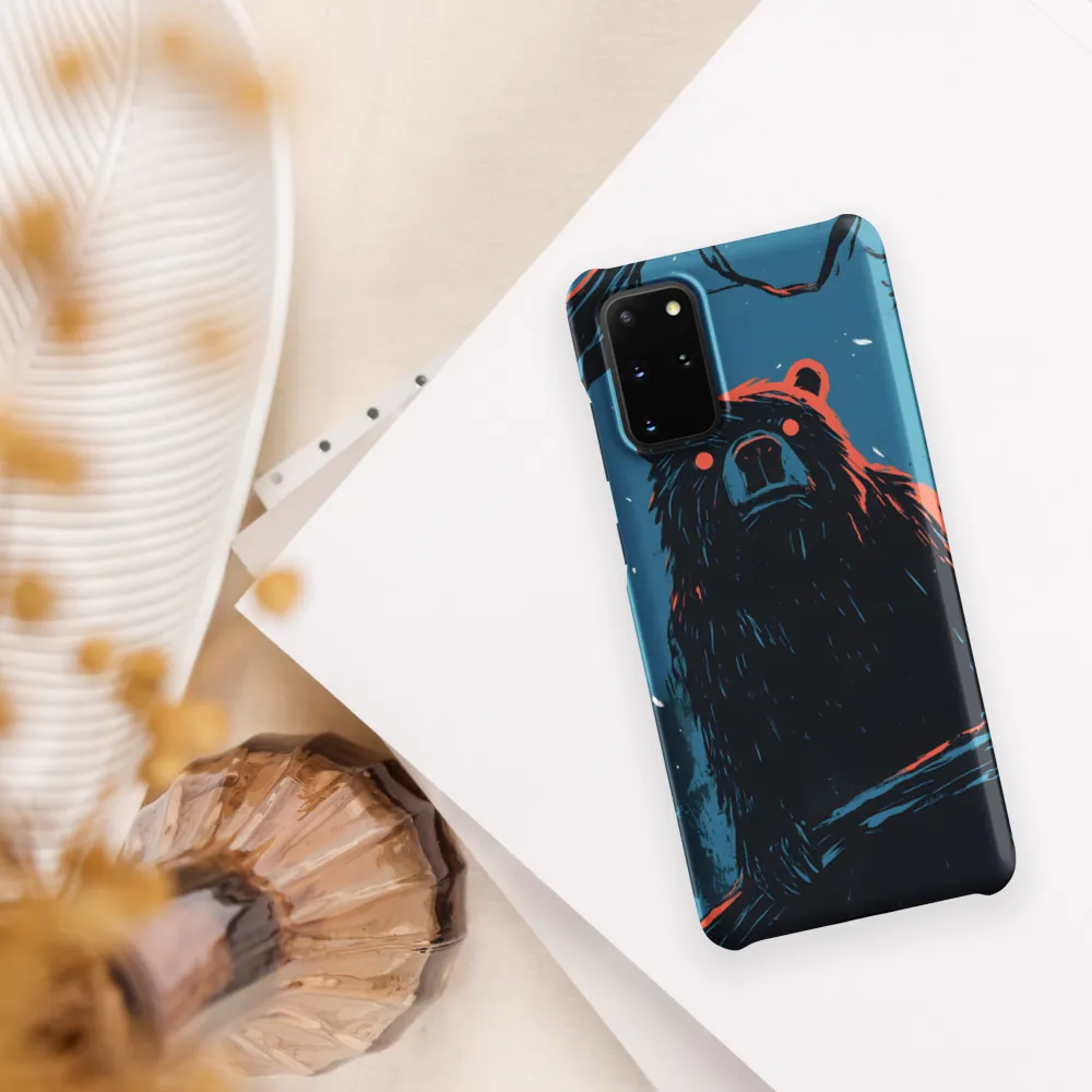 Eerie Majesty: A Bear in the Night