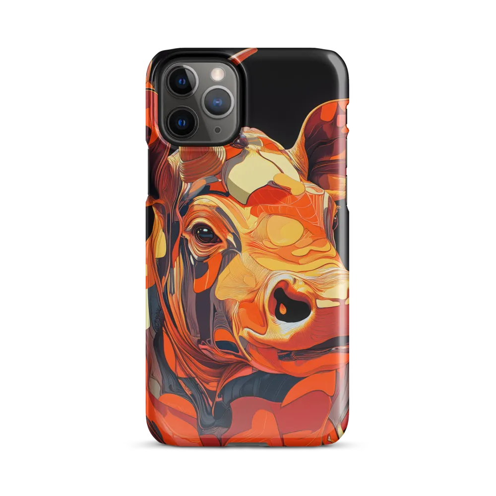 Modern Serenade: The Vibrant Cow