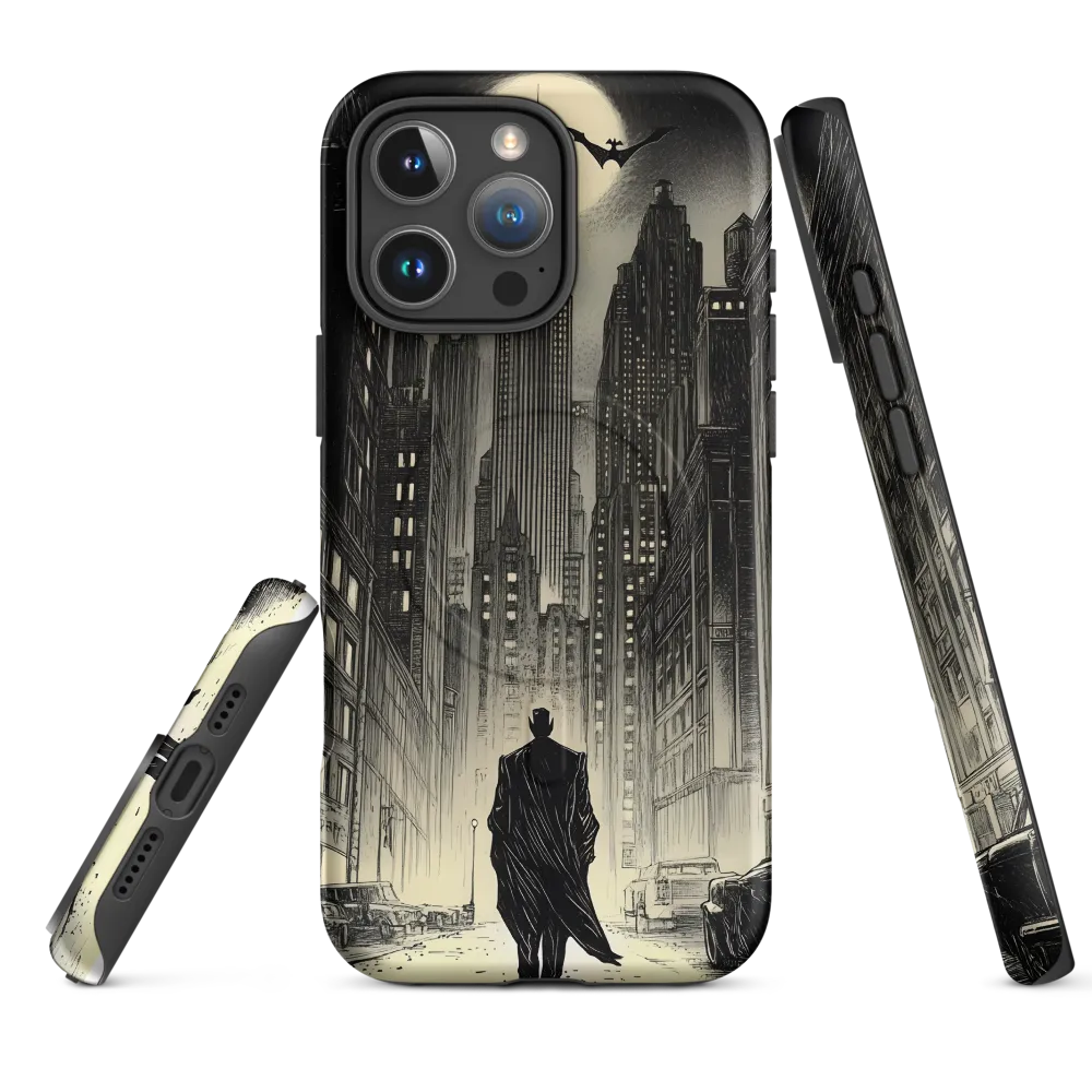 Shadows of the Gotham Night | Phone Case |  16 Pro Max | MagSafe® Tough Case | Matte