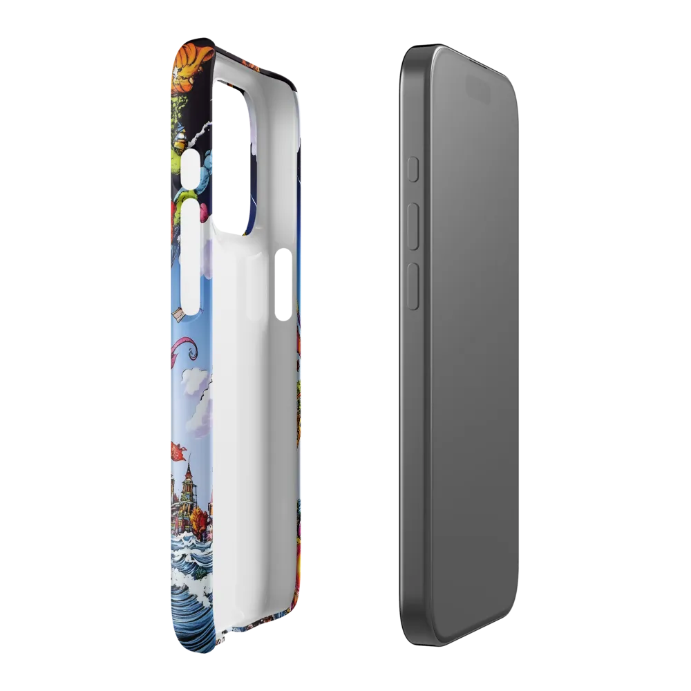 Voyage of Whimsy: A Surreal Sailor's Dream | Phone Case |  15 Pro | Snap Case | Glossy