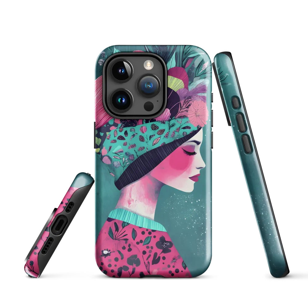 Whimsical Floral Portrait