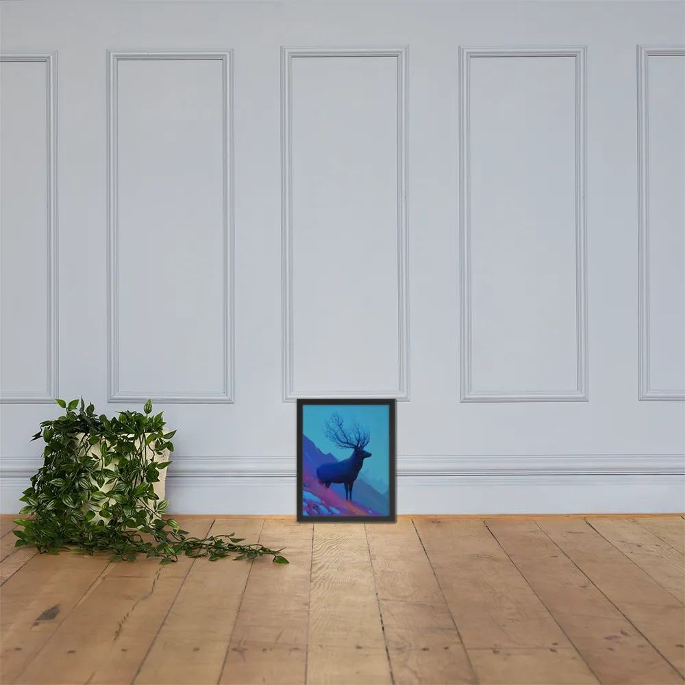 Ethereal Harmony | Poster with Black Frame | 11″×14″