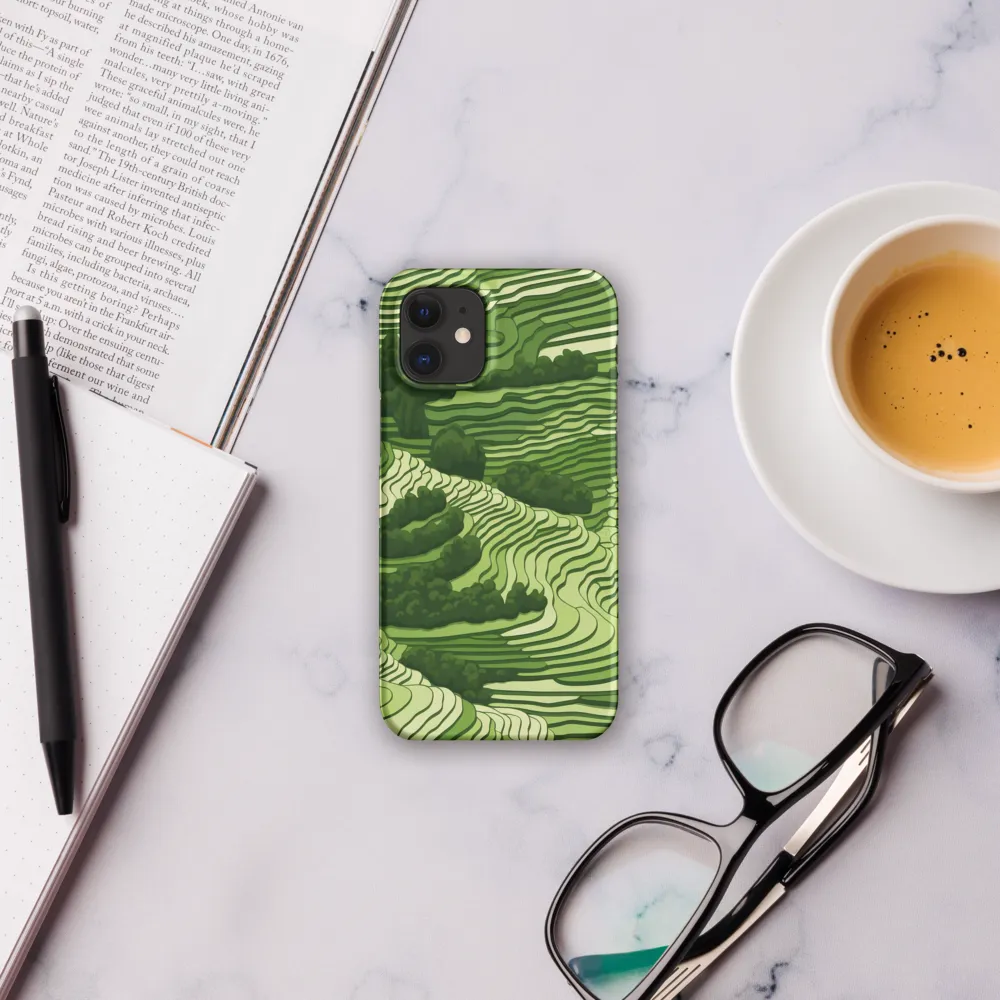 Waves of Green: An Abstract Landscape
