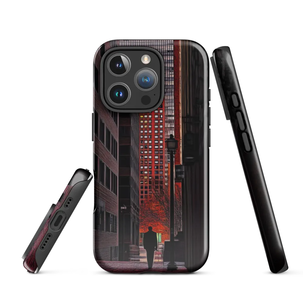 Solitude in the City | Phone Case |  16 Pro | Tough Case | Glossy