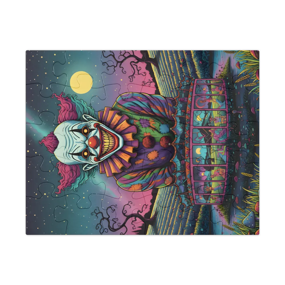 Nightmare Carousel 
 Jigsaw Puzzle in Tin Box