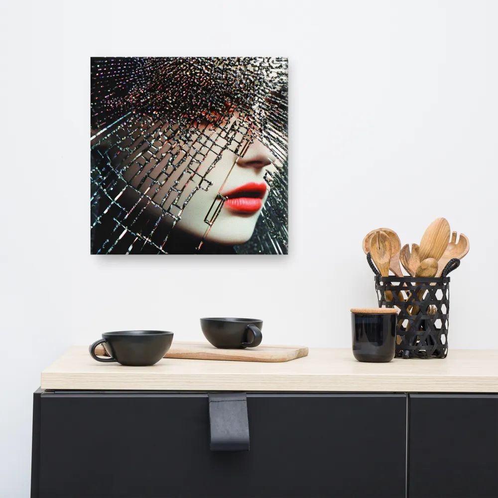 Fractured Identity | Canvas | 16″×16″