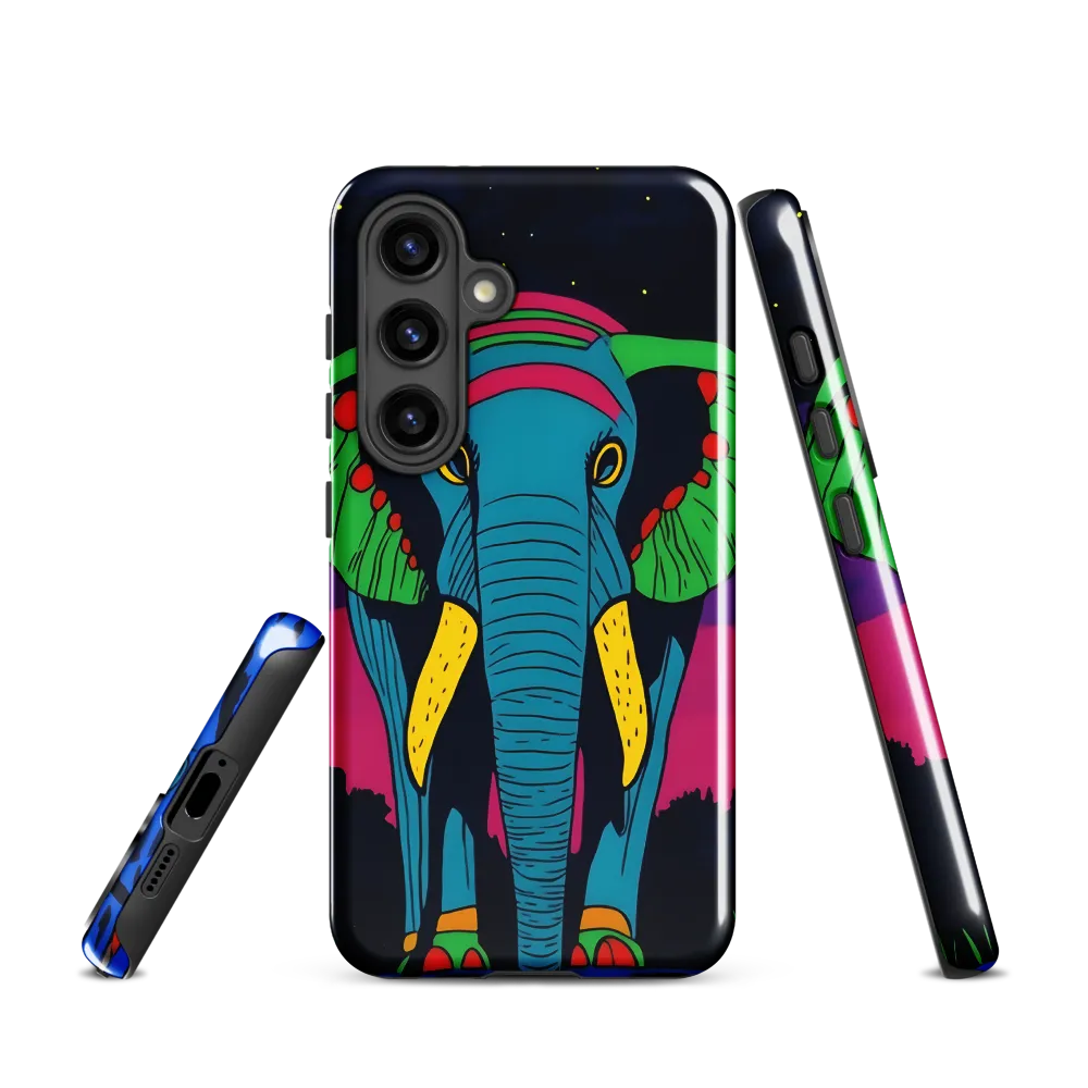Whimsical Majesty: The Vibrant Elephant