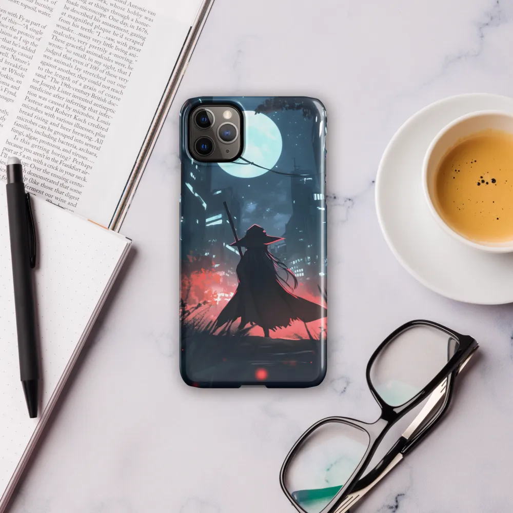 The Enigmatic Witch of the Night City | Phone Case |  11 Pro Max | Snap Case | Glossy