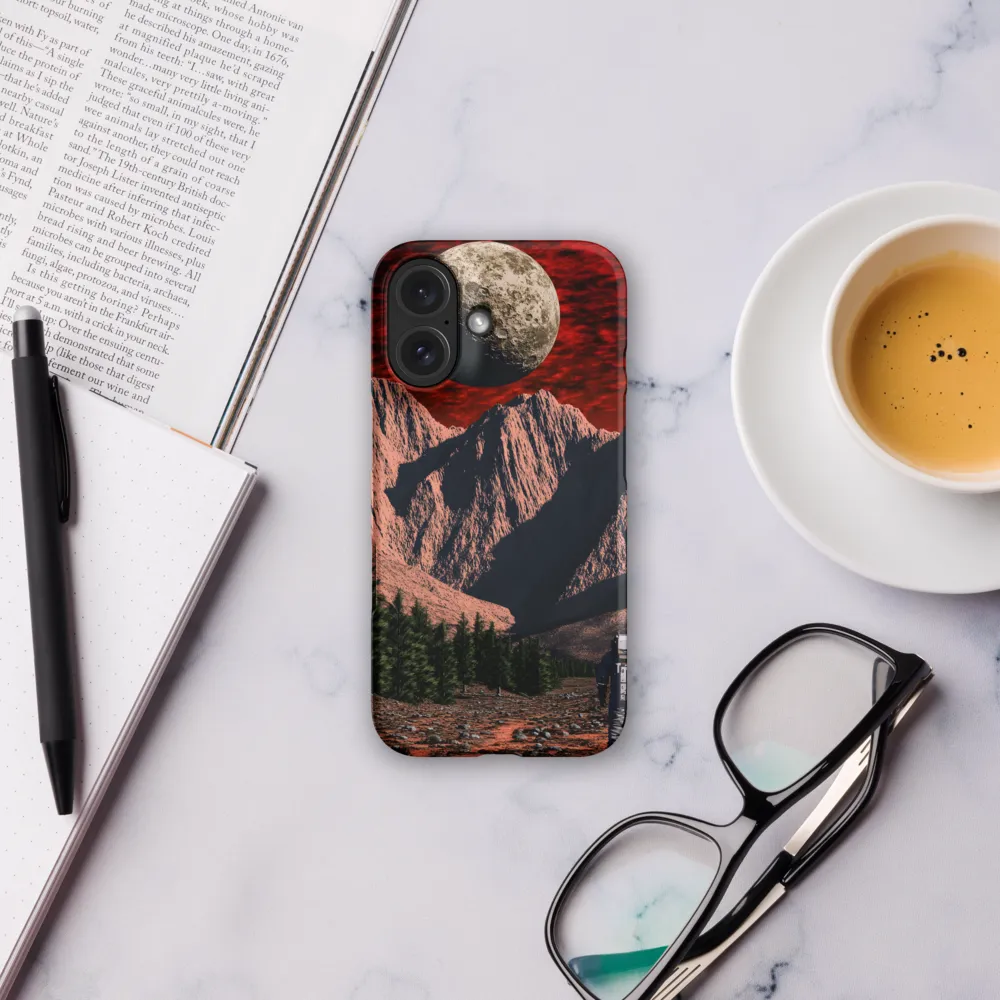 Beyond the Mountains: An Astronaut's Journey | Phone Case |  16 | Snap Case | Matte