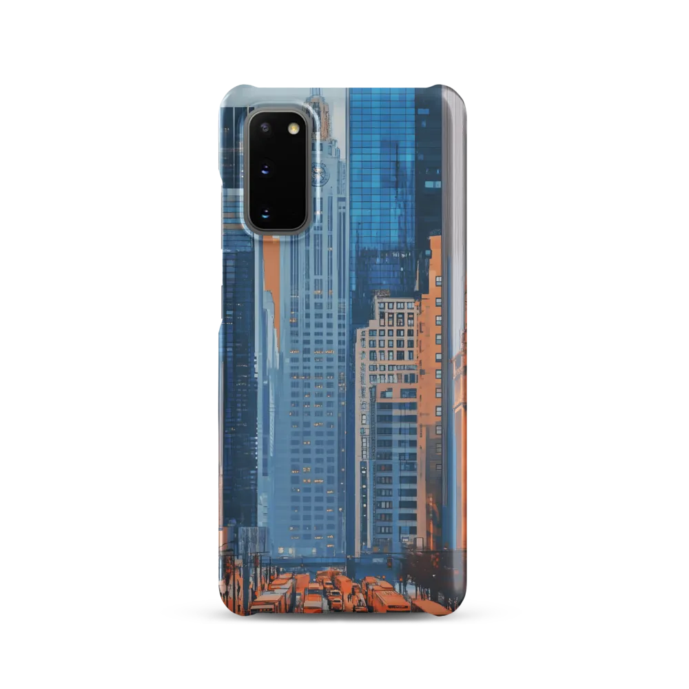 Urban Symphony in Blue and Orange