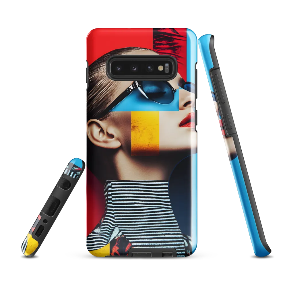 Vibrant Fusion of Fashion and Color | Phone Case |  S10 Plus | Tough Case | Glossy