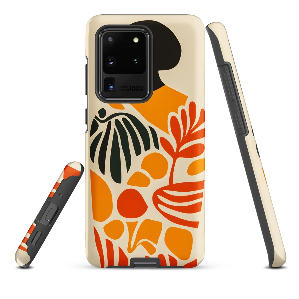 Silhouette with Botanical Cutouts