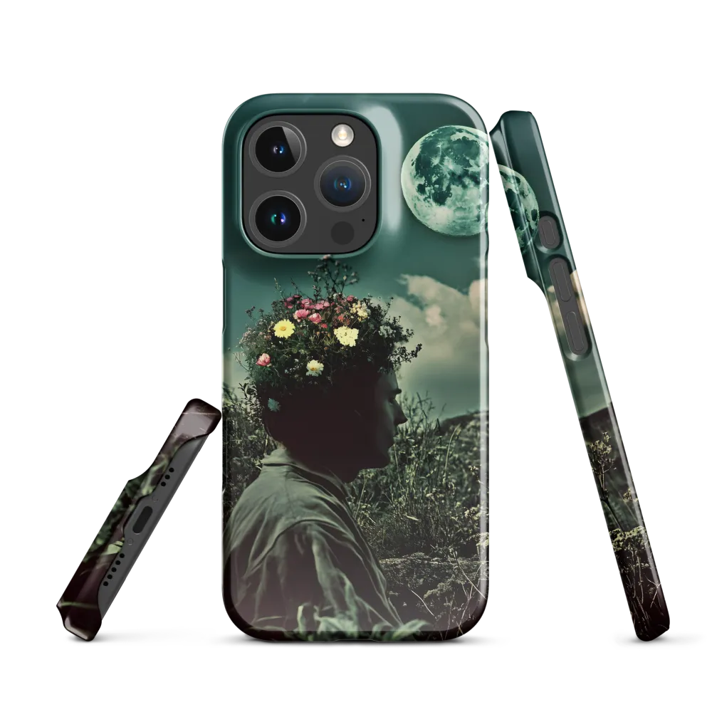 Moonlit Blossom | Phone Case |  16 Pro | Snap Case | Glossy