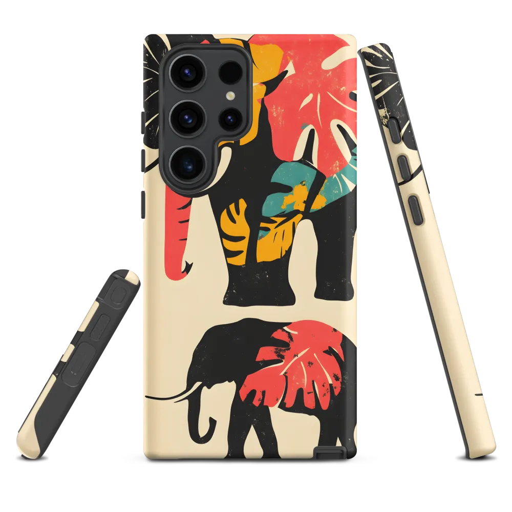 Tropical Elegance: The Elephant's Dance
