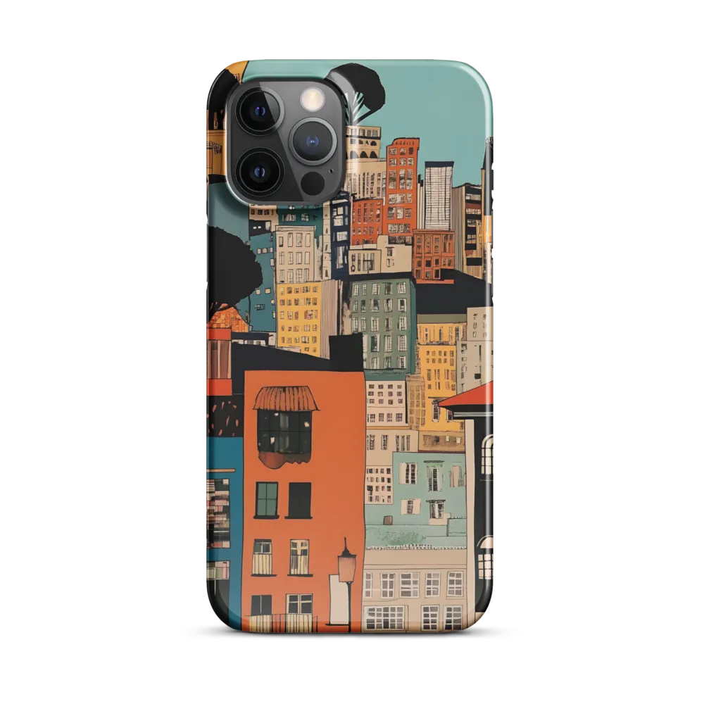 Urban Fusion: A Colorful Cityscape