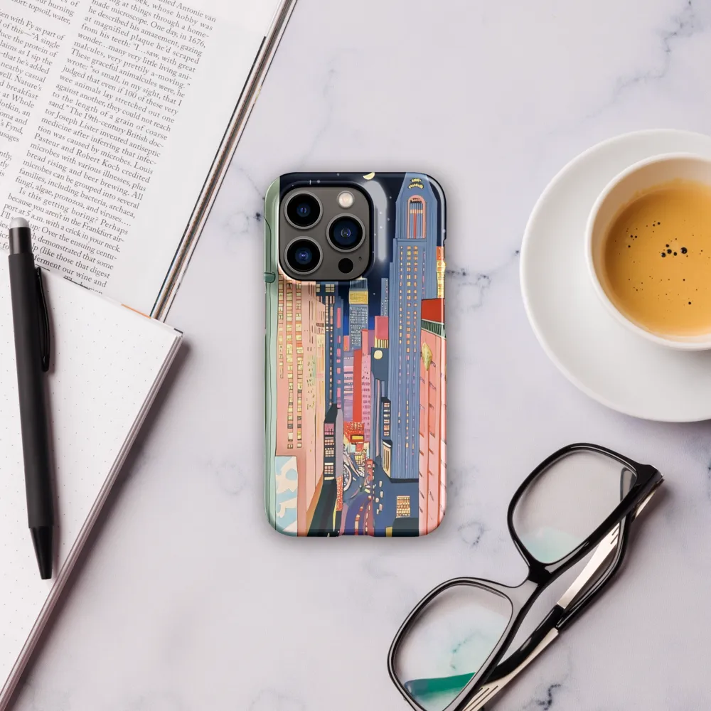 Urban Dreamscape: A Pop Art Night | Phone Case |  14 Pro | Snap Case | Glossy