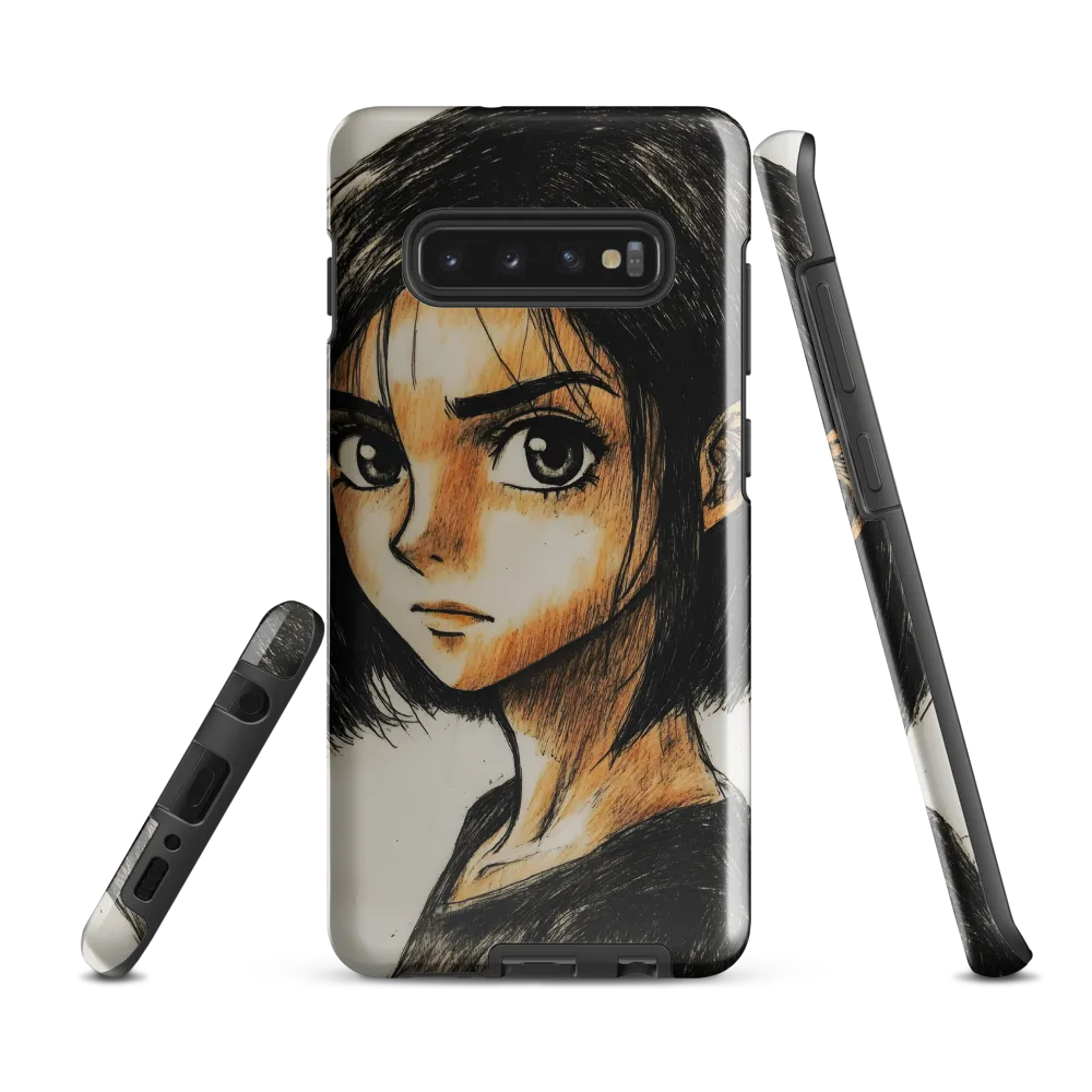 Portrait of Intensity | Phone Case |  S10 Plus | Tough Case | Glossy