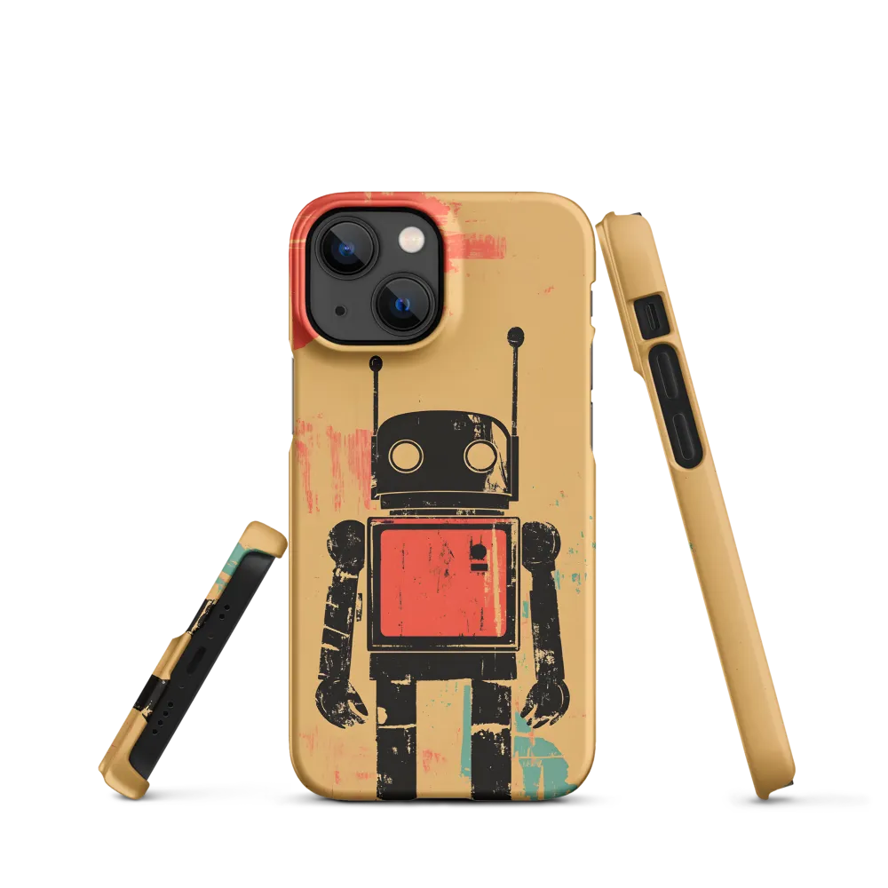 The Retro Robot | Phone Case |  13 Mini | Snap Case | Matte